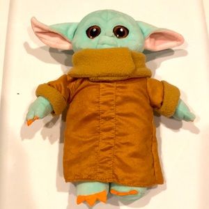 Baby Yoda plush stuffed velour doll toy stuffie lovie cute for kids